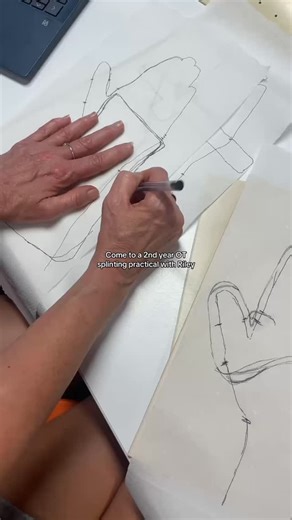 1.1K views · 27 reactions | Come see what our second years get up to in their splinting practicals!  | Occupational Therapy Students Association | Facebook