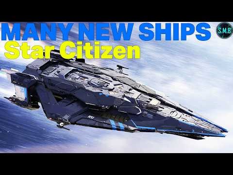 HUGE SHIP UPDATE - 13 New Vehicles, RSI Galaxy, Kraken, Ironclad, Railen, Hull B | Star Citizen