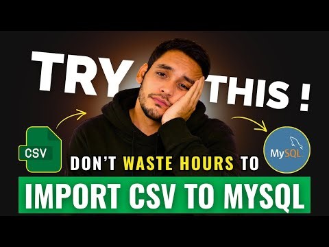 Import CSV to MySQL in 2 Minutes! Python Pandas Tutorial 2026