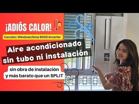 AIRE ACONDICIONADO DE VENTANA sin tubos ni unidad exterior: ¿Mejor que uno portátil o un split?