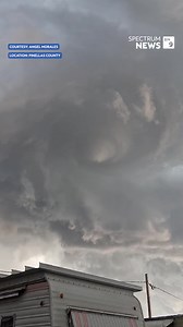 Here's another look at that swirl that was in the sky earlier today over Pinellas County. baynews9.com Courtesy: Angel Morales | Spectrum Bay News 9