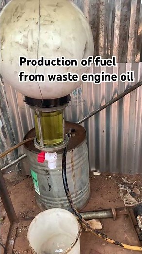 I Converted Waste Oil Into Diesel Fuel