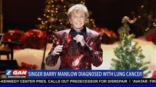 Legendary musician Barry Manilow announces a lung cancer diagnosis, saying doctors discovered a cancerous spot during an MRI after weeks of bronchitis. He plans to undergo surgery and has postponed upcoming shows. Subscribe to OAN Live Here: https://live.oann.com/home.ktv?utm_source=socials&utm_medium=social media&utm_campaign=FB | One America News Network