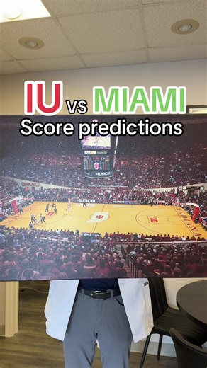 VO office score predictions for Monday’s game 🏈 Who will you be cheering for? #collegefootball #IU #orthodontics #gameday #hoosiers