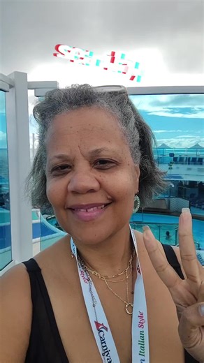 carnival Cruise sea day on fireneze was so beautiful the rain came the rainbow came the weather changed but it was still such a beautiful moment to see to be a part of I love cruising#carnivalfirenze2026