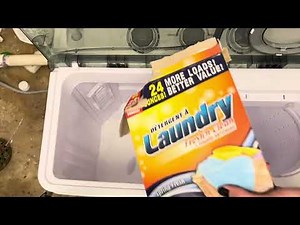A SUPER sudsy wash in MY Kuppet portable washing machine
