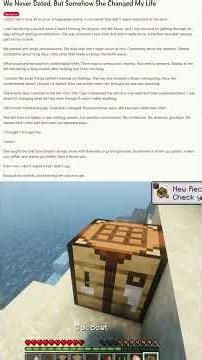 We never dated, but somehow she changed my life.