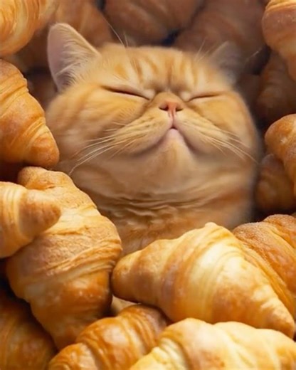 The best croissant is made by a cat？！最棒的可頌出自貓咪之手