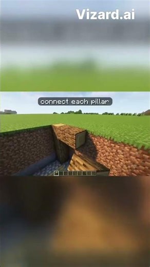 Erecting the Main Pillars 4 Blocks High!