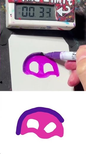 【ASMR】Drawing Durple Phase3 in 40 Sec（Sprunki） (Remake by Zhe)