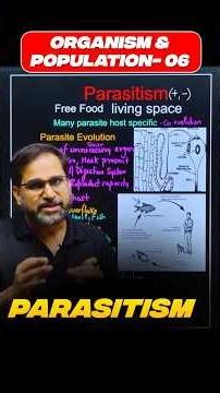 Organism & Population: Parasitism | By Tarun Sir #shorts