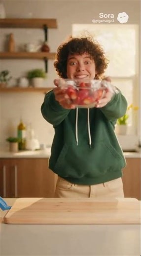 Saran wrap is so hard to use #ai #funny