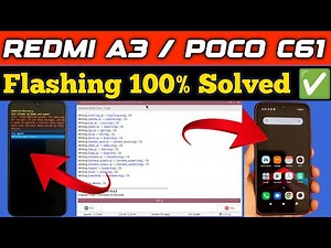 Redmi A3 & POCO C61 Auto Recovery Fix | Hang on Logo Dead Fix Hard Brick Solution 100% Working File