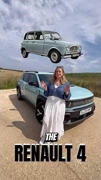 Renault 4 E-Tech – The Icon Returns as an EV! ⚡🚗 #Shorts