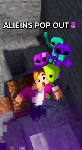 Alien invasion in Minecraft.👽🛸