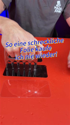 Mit dem Messer gekratzt? Keine Spur! Das echte kratzfeste Glas! #Kratzfest #PanzerglasKing#germany🇩🇪🇩🇪🇩🇪 #MAGICJOHN #stayhome