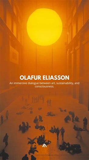 Arttyco on Instagram: "OLAFUR ELIASSON #olafureliasson Happy Birthday to one of the most influential artists redefining how we engage with the environment today. Olafur Eliasson constructs immersive situations where light, air, temperature, and water become active agents rather than passive elements. His practice dissolves the boundary between viewer and landscape, transforming perception into a lived, embodied experience. We do not simply observe his work — we enter it. Through elemental forces