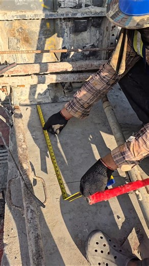 Check column formwork location #shorts #construction #skills #engineering