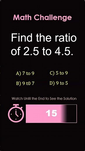Math Challenge 45