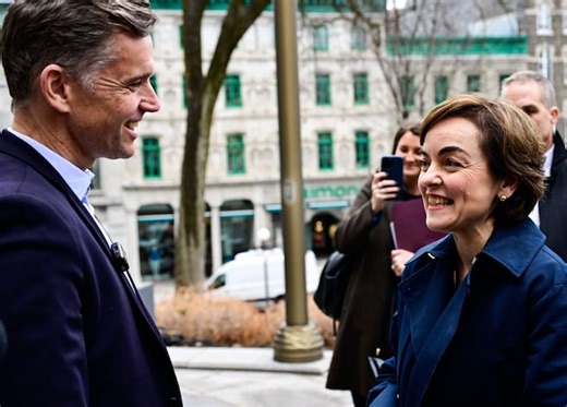 «Je ne peux pas être plus heureux»: Marchand ravi de la visite de Fréchette