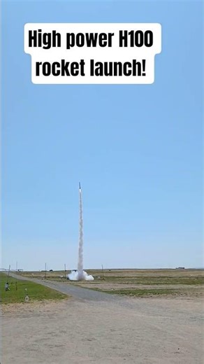 H100 High Power Rocket! #rocketry #space #fireworks