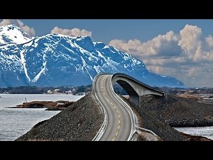 Atlantic Road in nice and really bad weather