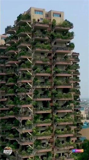 China’s Viral Vertical Forest: Living in a Sky Jungle 🏙️🌿 #Architecture #China #nature