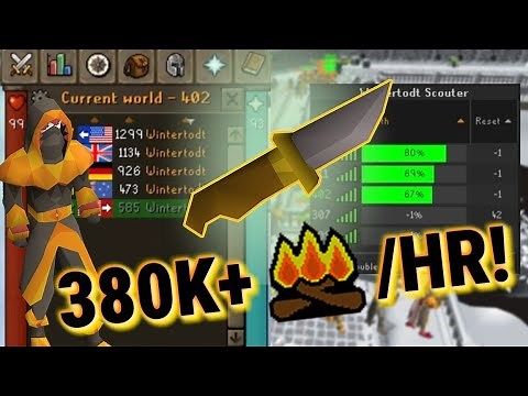 Wintertodt Scouter + Fletching Knife = Max EXP!