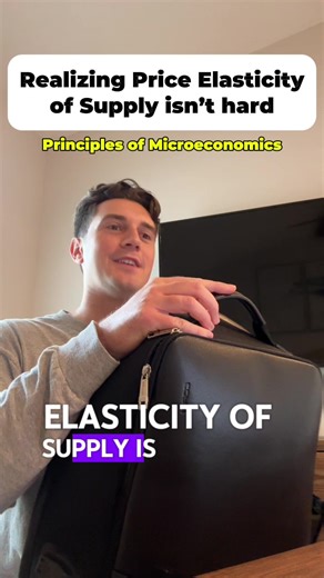 Price Elasticity of Supply is simply the % change in quantity supplied / % change in price. When it’s greater than 1… that means supply is elastic (quantity supplied is more reactive to changes in price!) When it’s equal to 1… that means supply is unit elastic (quantity supplied is equally reactive to changes in price!) When it’s less than 1… that means supply is inelastic (quantity supplied is less reactive to changes in price!) The Midpoint Method is simply a more accurate way of calculating p