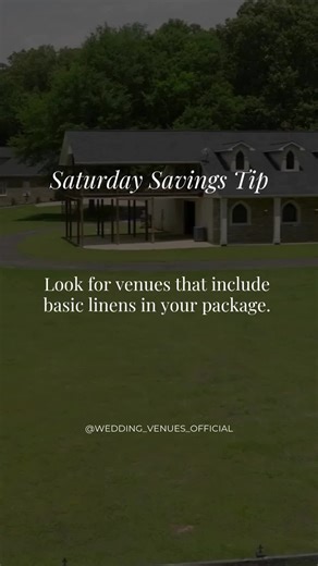 Elegance is often in what’s already included. Basic linens can reduce rentals while preserving a refined look. #weddingplanning #weddingplanner #weddingvenue #alabamaweddingvenue #Bookingvenue #Savingtips