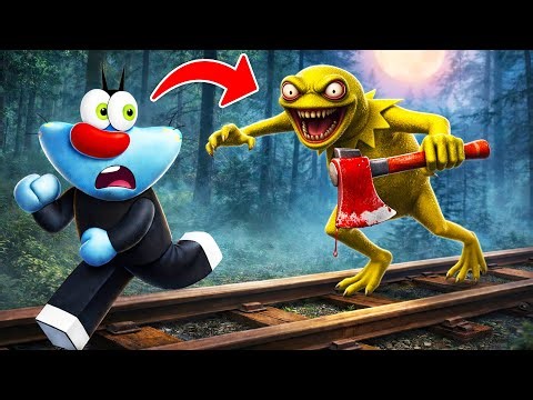 Can We Escape THE SCARY EVIL KERMIT FROG😱=💀 (Roblox ft.Oggy)
