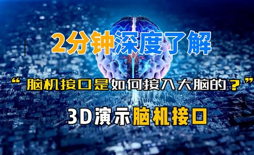 2分钟深度了解“脑机接口是如何接入并控制大脑的？”