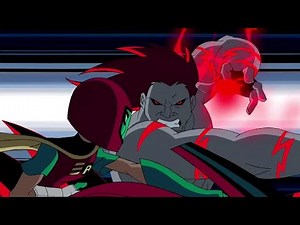 Teen Titans and Killer Moth vs. Johnny Rancid and his robots CMV