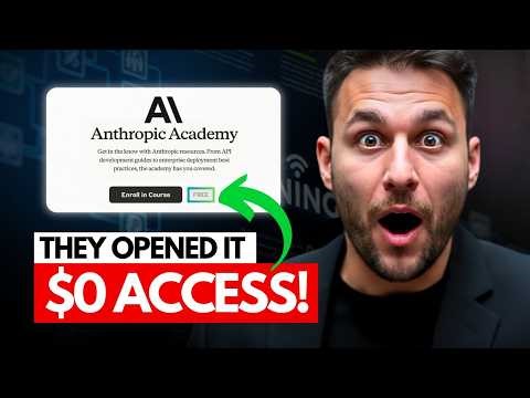Anthropic AI Academy WIPES OUT $497/Month AI Courses 💀 (Beginners Are Winning For $0)