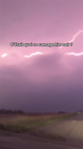 Orage spectaculaire : récit du carnage chez nous la nuit dernière