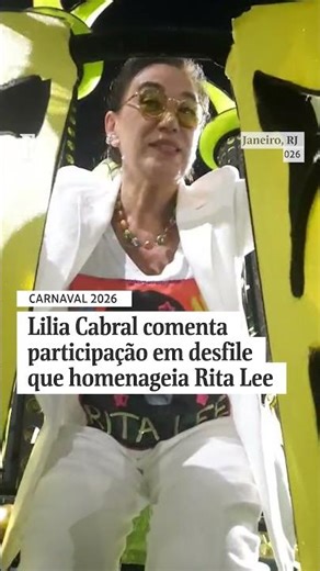 Lilia Cabral comenta participação em desfile que homenageia Rita Lee