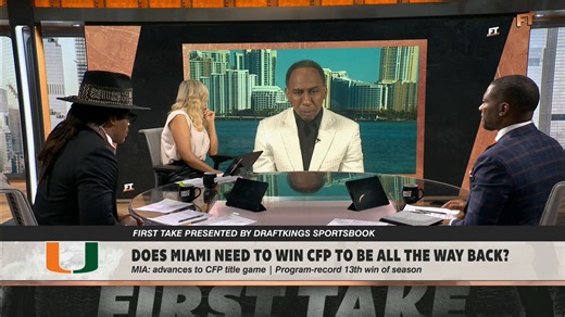 "Trifecta all the way, you ain't back until you win the 'chip." —Stephen A. Smith believes Miami will be "back" when they win it all 😤 | ESPN First Take