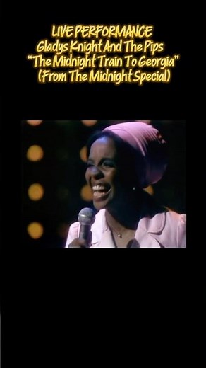 LIVE PERFORMANCE of the Beautiful Gladys Knight & the Pips. “Midnight Train to Georgia”