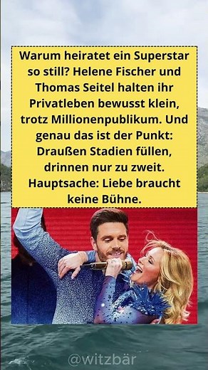 Helene Fischer: Warum keine große Hochzeit?