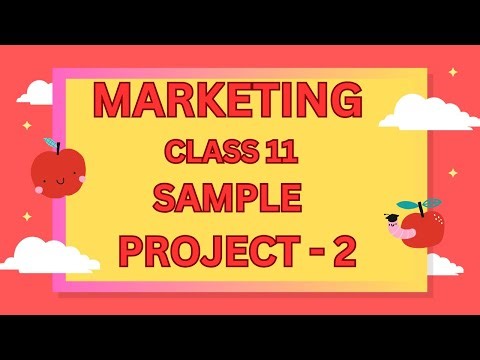 SAMPLE PROJECT 2 #class11 #marketing #projectwork #skilleducation #cbseclass11 #project