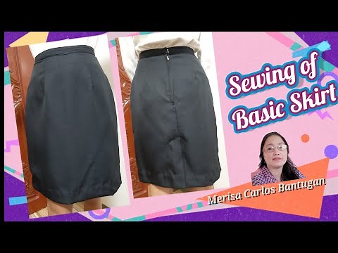 How to Sew Basic Skirt