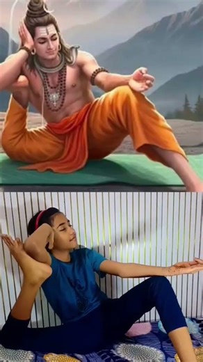 #Shiva #Dhyanasana #YogiDandasana #Mahadev #YogaPractice #Meditation #Adiyogi #lordshiva#yoga#asana