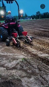 Planting at NIGHT With a Small Tractor #TractorLife #Tractors #TractorWork #Planting TYM North America | Tony's Tractor Adventure Homestead