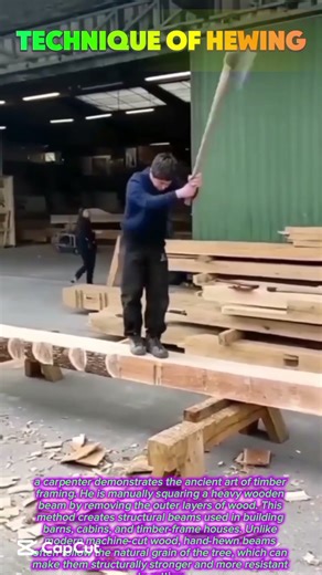 The Lost Art of Hand Hewing