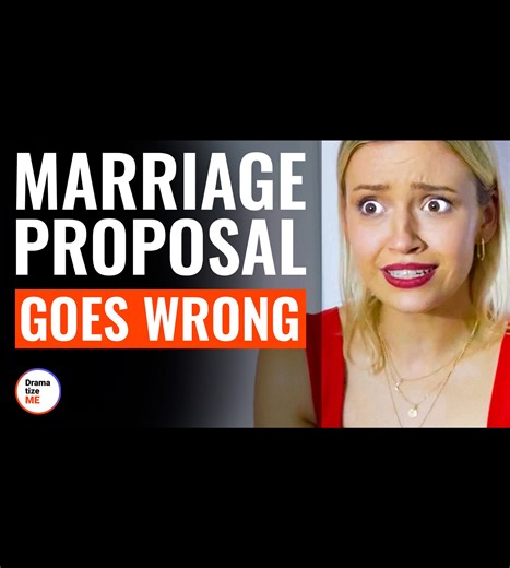 4M views · 46K reactions | Marriage proposal goes wrong #shortdrama, #dramashort, #dramatizeme | DramatizeMe | Facebook
