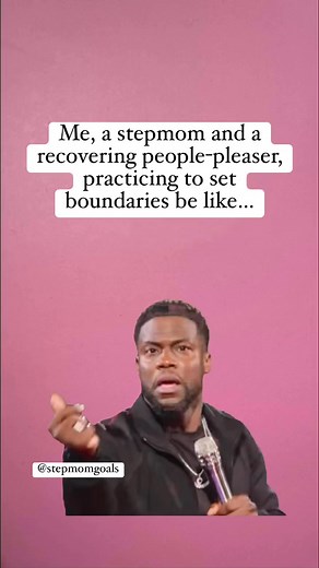 Can you relate? To the stepmom who may be struggling with people-pleasing and setting boundaries, it’s absolutely okay to take a step back. Trust me. You’re allowed to say no without guilt. Please remember that setting healthy boundaries isn’t selfish at all; it’s necessary for your well-being. #StepmomGoals #Stepmom #StepmomAdvice #BlendedFamilyLife #FamilyLife #Parenting #Peoplepleasing #PersonalGrowth #SelfAwareness #SettingBoundaries | Stepmom Goals