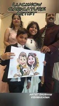 #lucknowgirlviralvideo #caricature #artactivity #event #booking #shortsvideo #sketch #painting #art