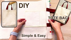 Diy Shopping Bag Sewing Tutorial Simple & Easy To Make | | P&K Handmade