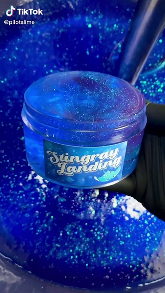 what would you have named this slime? 💙 #slime #slimeshop #satisfying #BigInkEnergy #clearslime