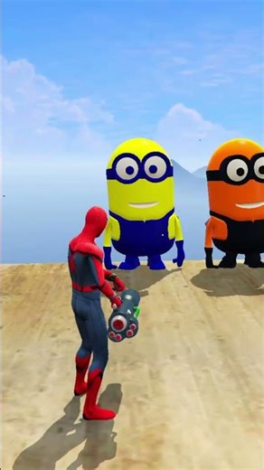 GTA 5 Epic Water Ragdolls | Spider-Man Jumps / Fails ep. 470 #shorts